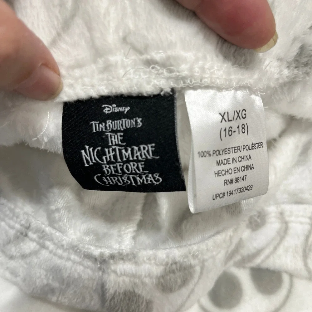 Disney Nightmare Before Christmas Plush Lounge Shorts Women XL Jack Skellington - Picture 2 of 10
